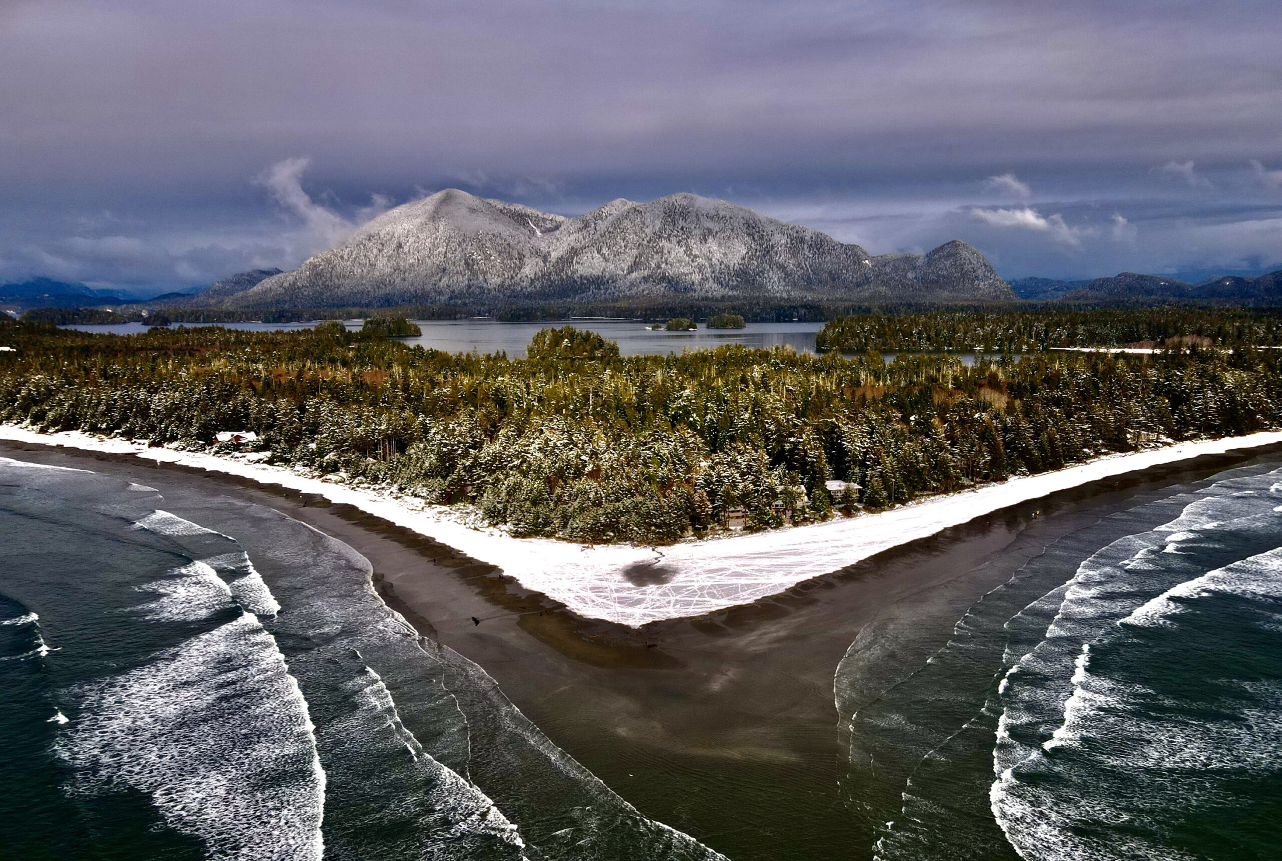 Tofino Snowy Beach